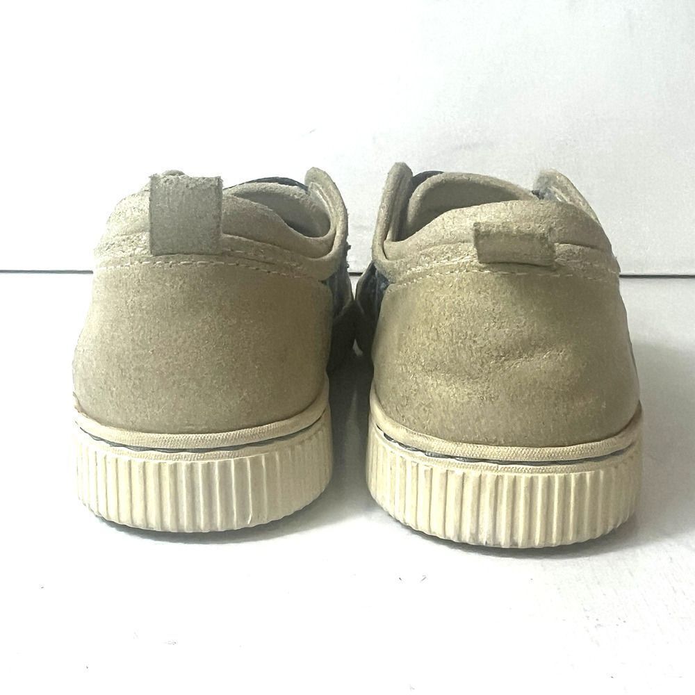 Born Flats Womens Size 7.5M Blue Tan Canvas/Leather Comfort Casual Slip On Shoes - Picture 9 of 11